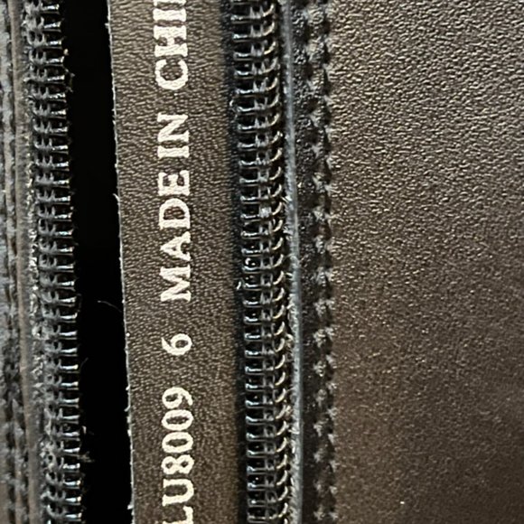 Women's size 6, Black Leather Up, Steel Shank, 2inch Heel Motorcycle Boots - Picture 12 of 12